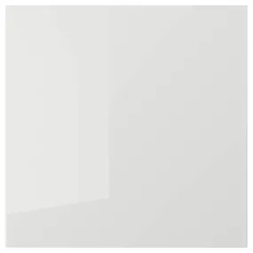 IKEA RINGHULT РІНГХУЛЬТ, дверцята, глянцевий світло-сірий, 60x60 см 403.271.43 фото